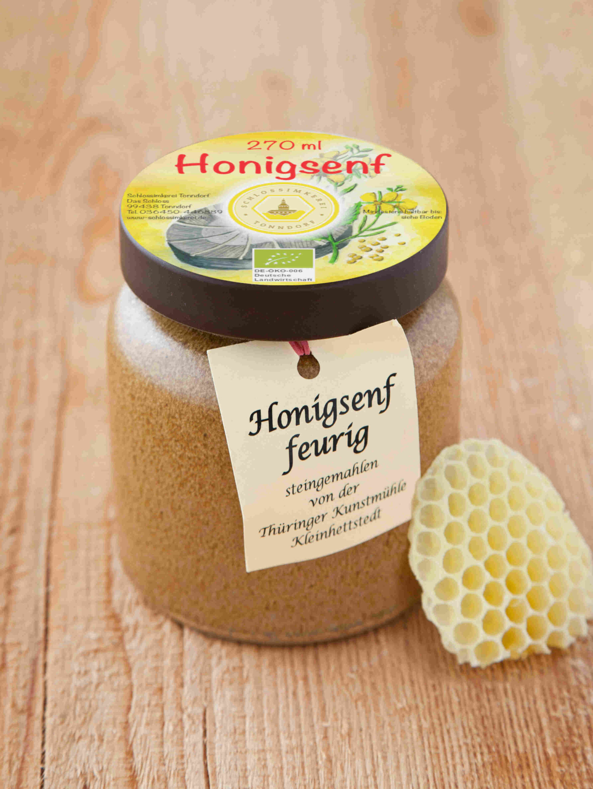 Bio-Honigsenf feurig mit Frühjahrsblütenhonig kaufen
